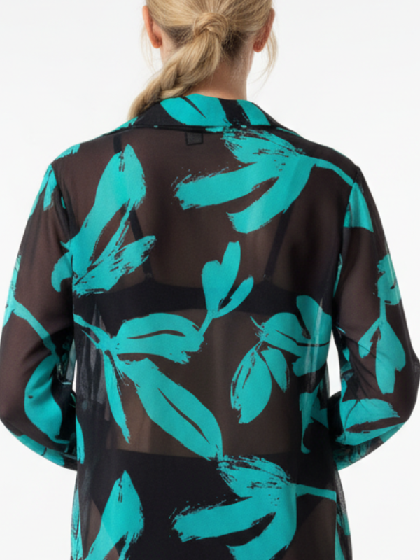 CONJUNTO DE PRAIA TROPICAL NAVY