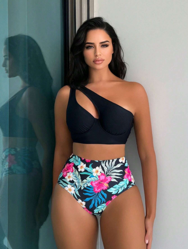BIQUÍNI FEMININO TROPICAL NOIR
