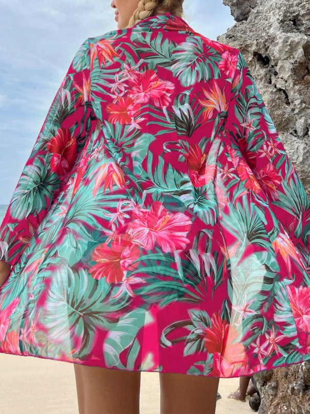 CONJUNTO DE PRAIA FLORAL BREEZE