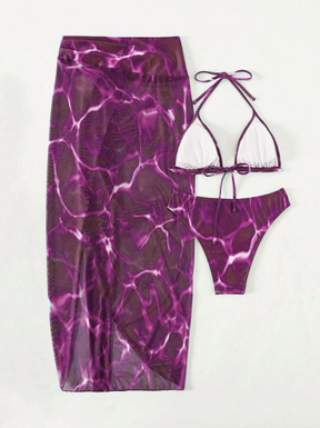 CONJUNTO DE PRAIA PURPLE MIST